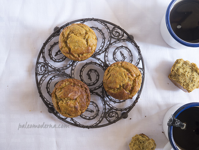 muffins de mango paleo