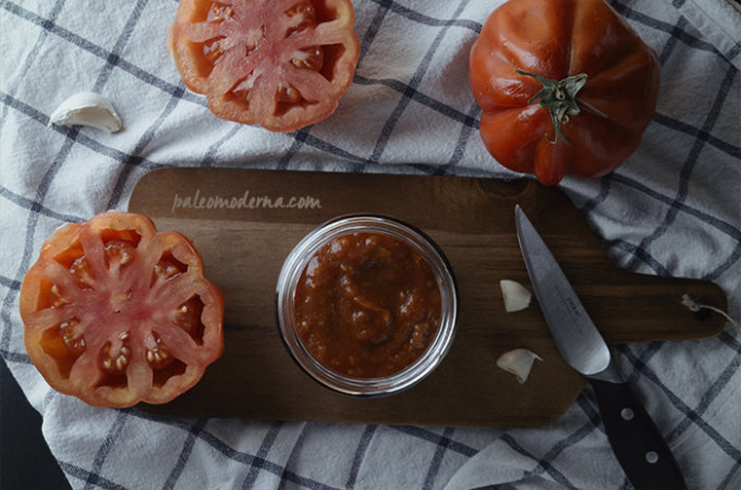 salsa de tomate sin azucar