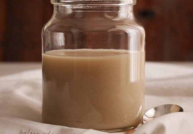 leche condensada paleo receta
